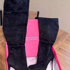 Used- Kristin Cavallari Chinese Laundry Black Over the Knee Boots